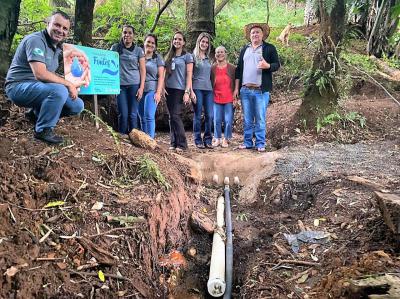 Nove propriedades rurais já foram beneficiadas com o projeto “Proteção de Fontes” da Sicredi Grandes Lagos PR/SP